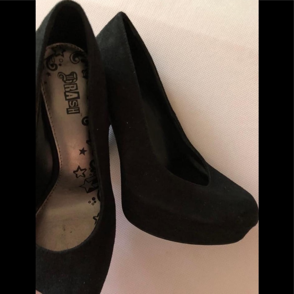 Brash Black Platform Heels